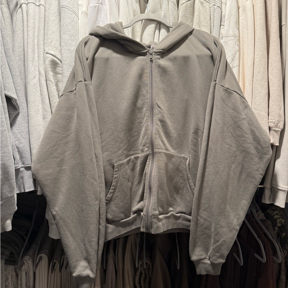 Skims Terry Zip Up Hoodie